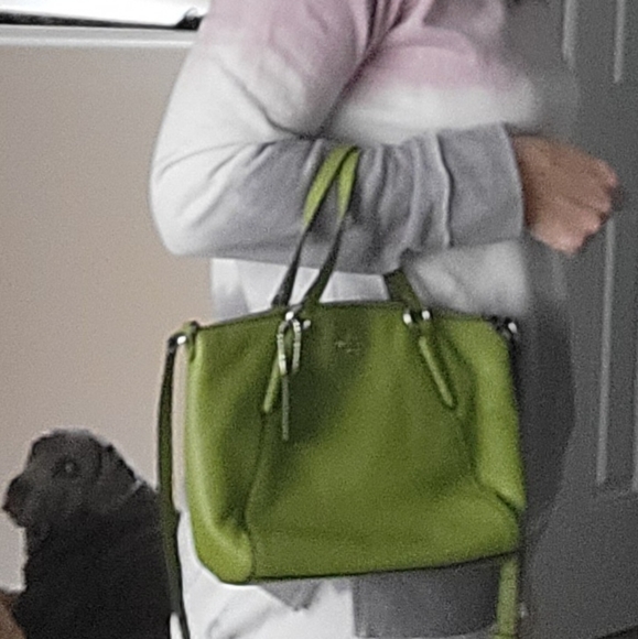 Authentic Coach Green Purse/Crossbody - Picture 5 of 7